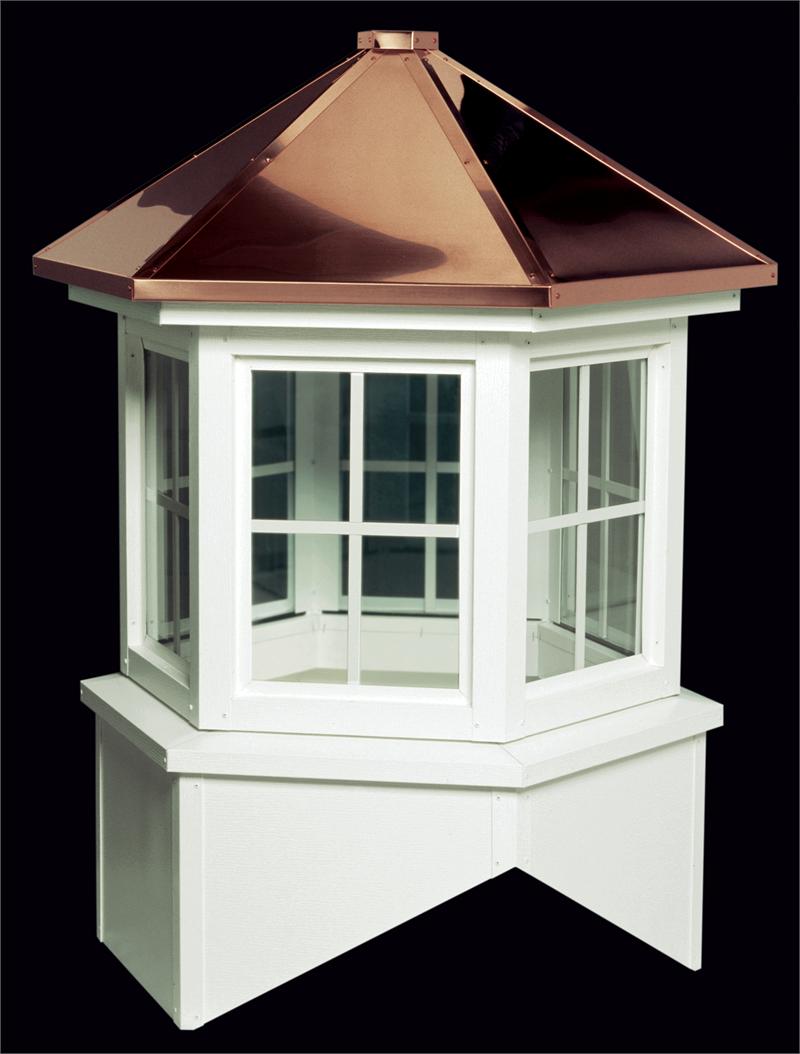 Nantucket Aluminum Glass Cupola with Copper Roof