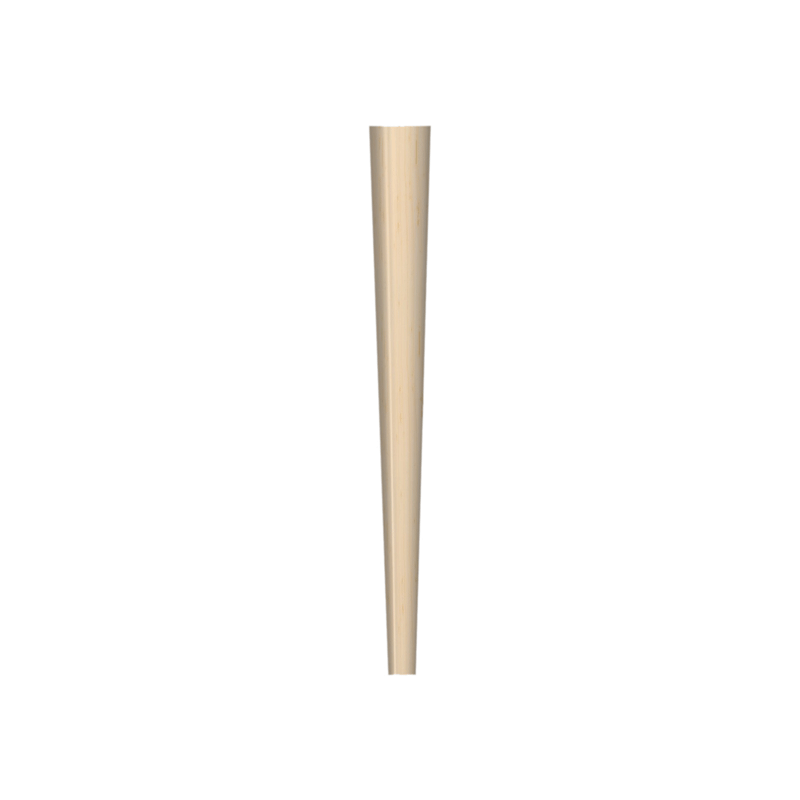 Round Wood Tapered Table Leg 30 X 3 1 2 Round Tapered Table Leg