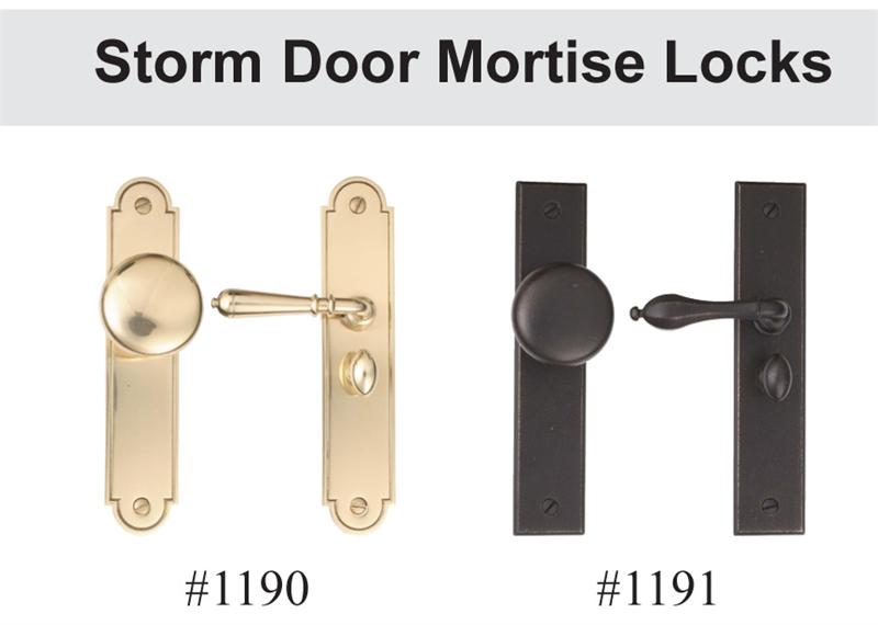Storm Door Mortise Locks